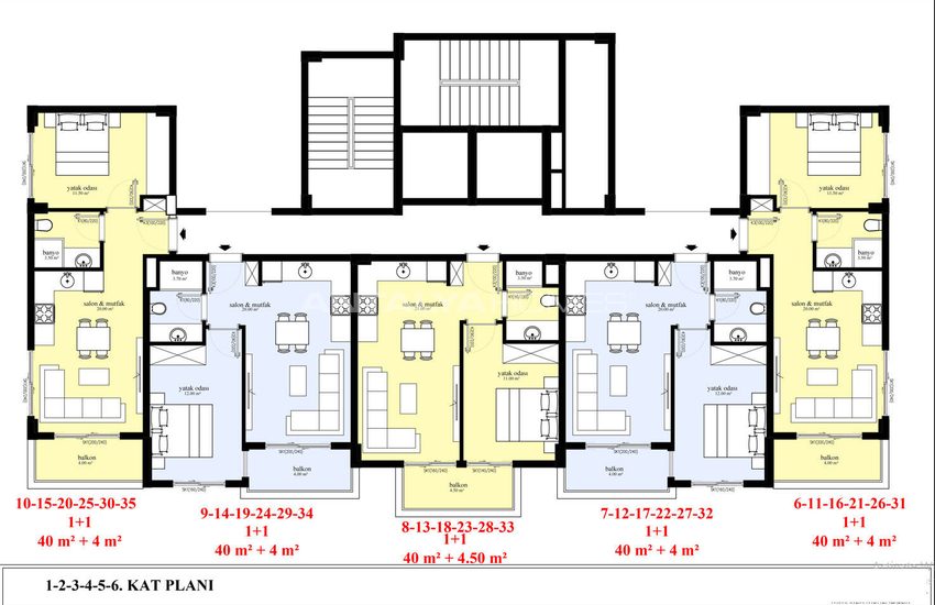 Apartments with Pool and Parking in Alanya Payallar 31