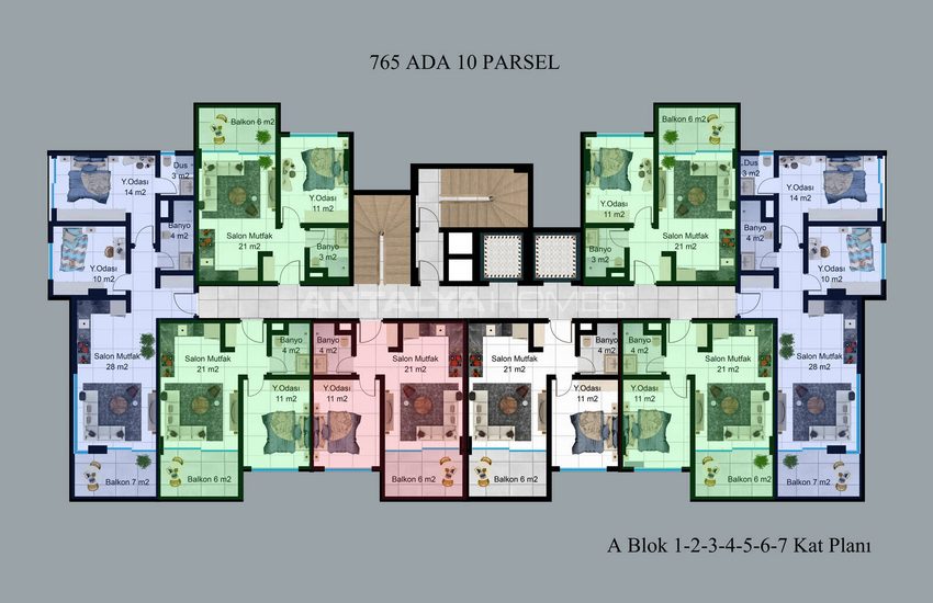 Apartments with Rich Amenities Near the Beach in Alanya 28