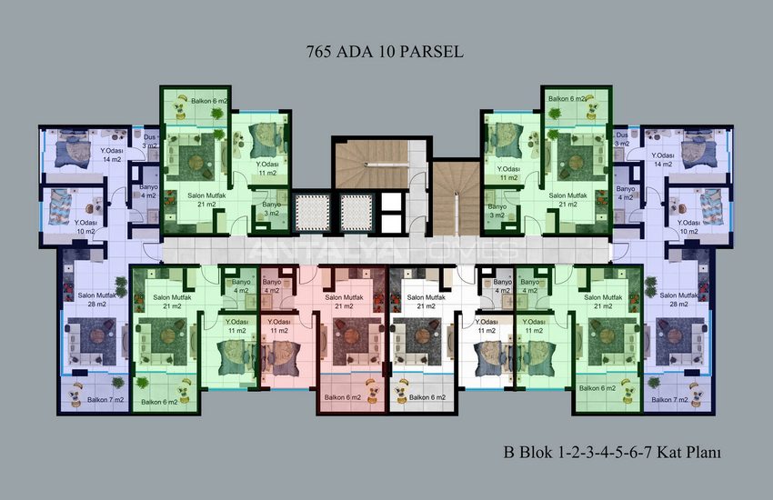 Apartments with Rich Amenities Near the Beach in Alanya 29