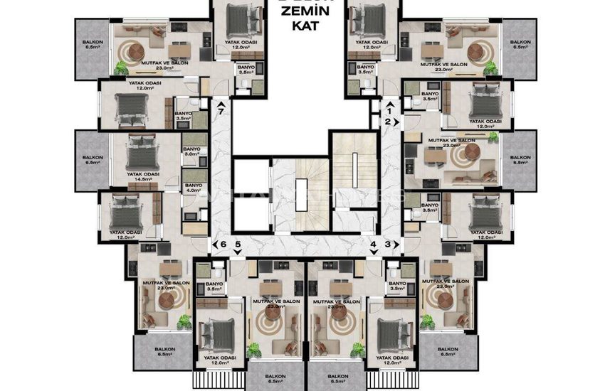 Properties with Stunning Views for Sale in Alanya 33