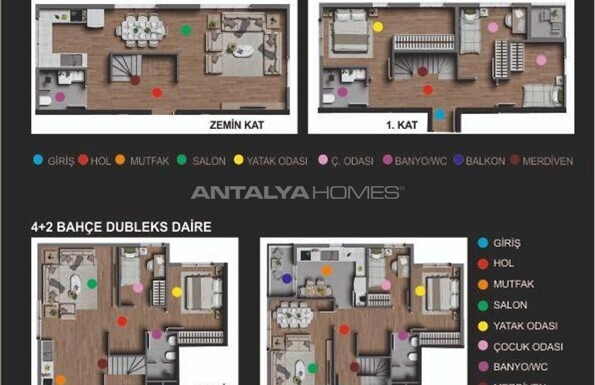 Antalya Kepez'de Havuzlu Site İçinde Daireler 17