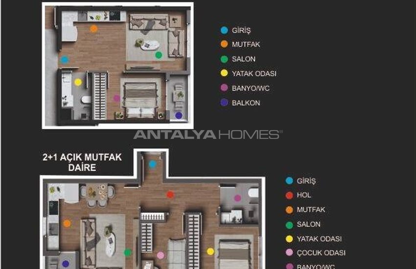 Antalya Kepez'de Havuzlu Site İçinde Daireler 18