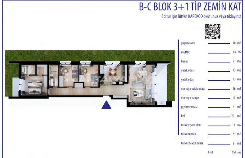 Mountain View Apartments with Communal Pool in Antalya Konyaalti 21