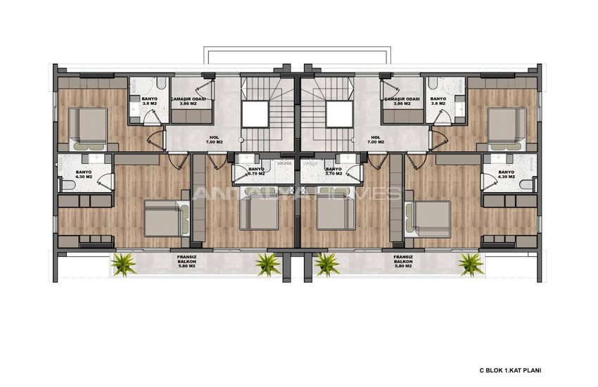 Villor Med Naturutsikt Och Delad Pool I Döşemealtı Antalya 51