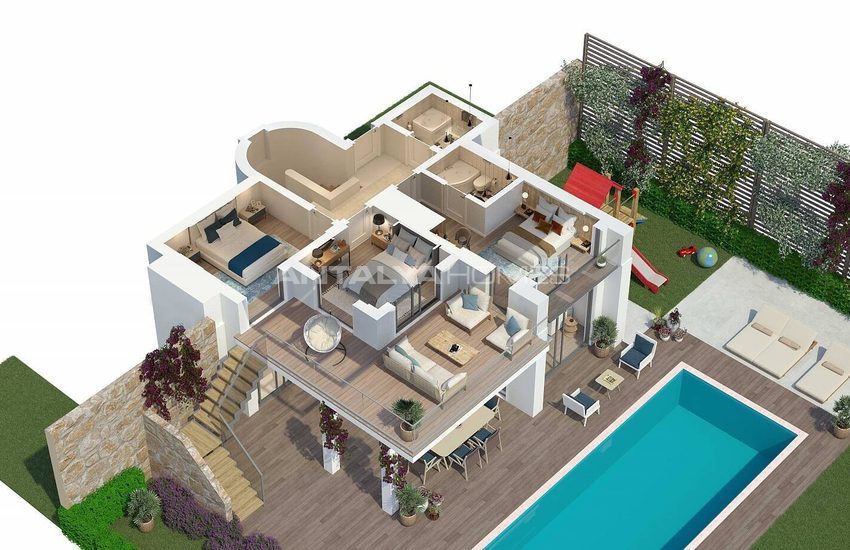 Villas Vue Sur Lac Parfaites Pour Investir À Bodrum Mugla 11