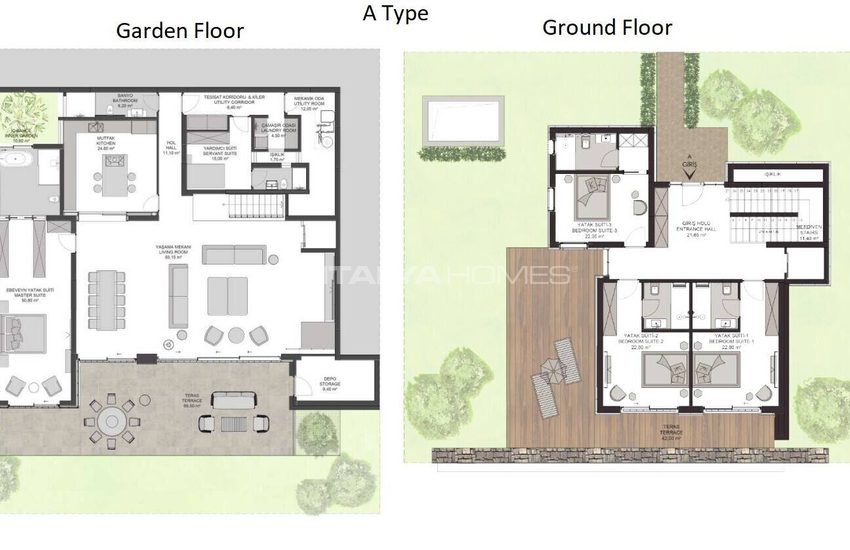 Panoramic Sea View Villas in Complex with Private Beach in Bodrum 8
