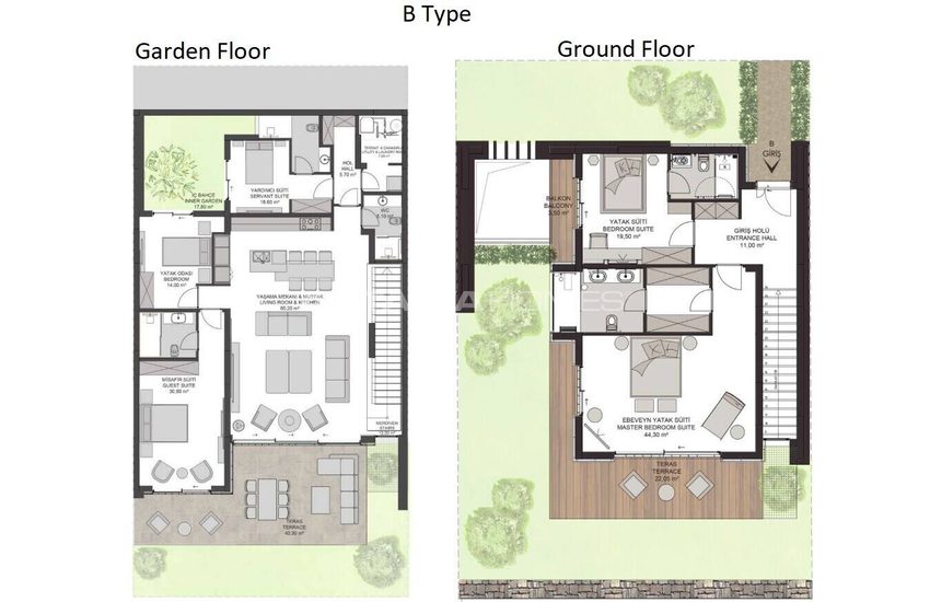 Panoramic Sea View Villas in Complex with Private Beach in Bodrum 9