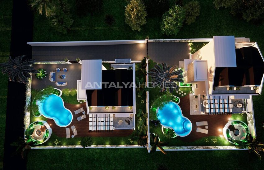 Detached 4+1 Houses with Private Pools in Fethiye Oludeniz 22