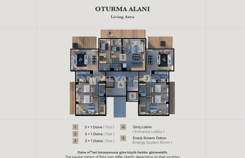 Luxus-wohnungen In Einem Komplex Mit Annehmlichkeiten In Mugla Milas 36