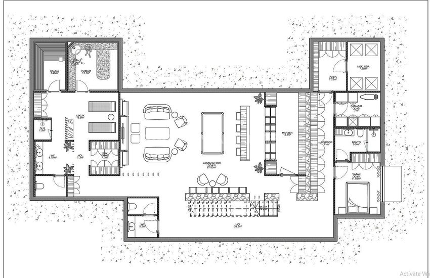 Special Design Luxe Mansion with Marina View in Bodrum Yalikavak 41