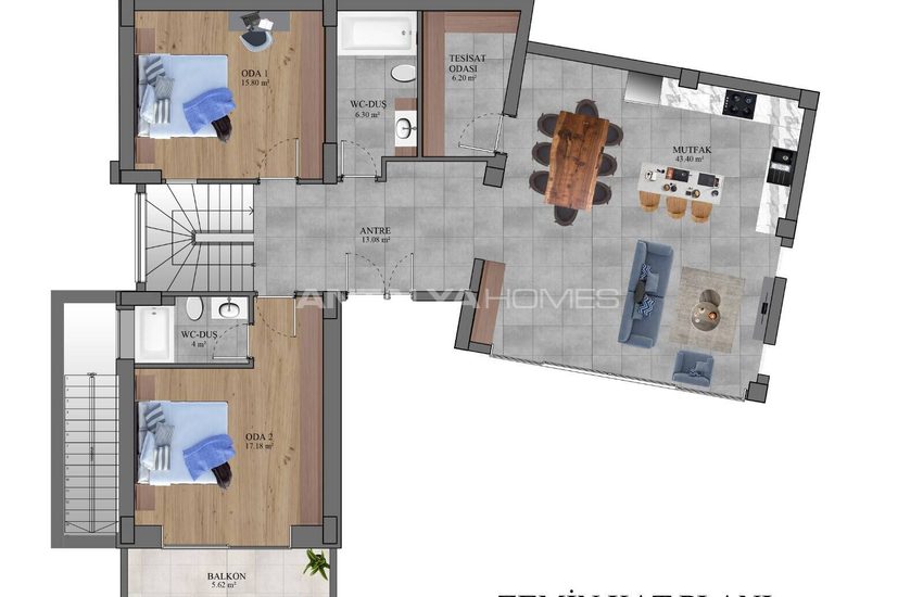Detached Houses with Panoramic Sea Views in Bodrum Turkey 45