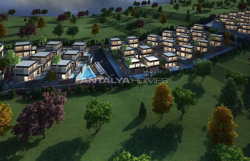 Detached Villas with Private Beach in Mugla Bogazici 32