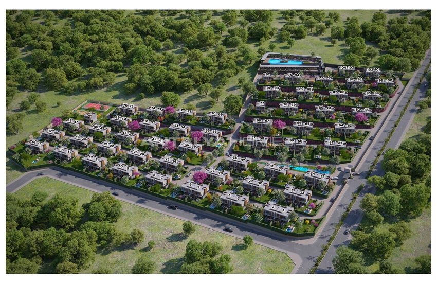 Huizen In Een Uitgebreid Woonproject In Adabükü 29