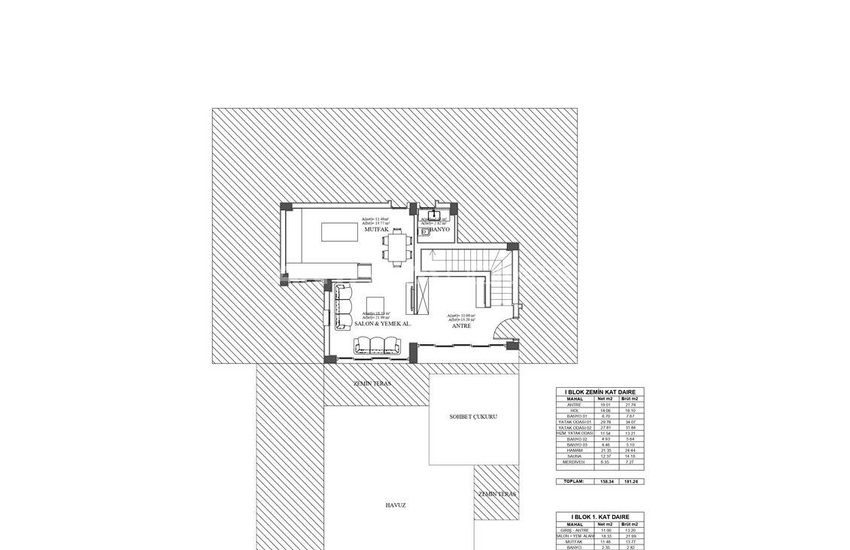 Detached Real Estate with Pool Close to Sea in Bodrum Turkbuku 27