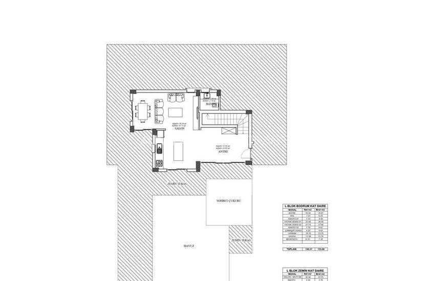 Detached Real Estate with Pool Close to Sea in Bodrum Turkbuku 30