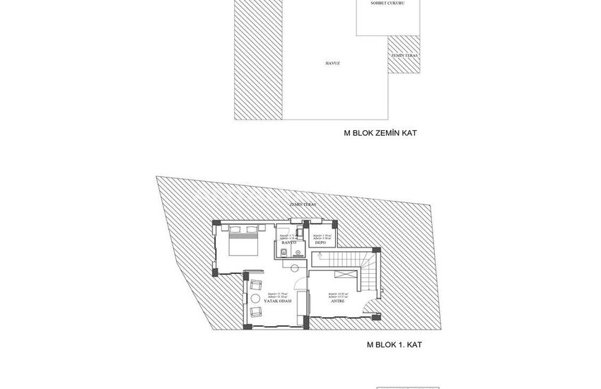 Detached Real Estate with Pool Close to Sea in Bodrum Turkbuku 31