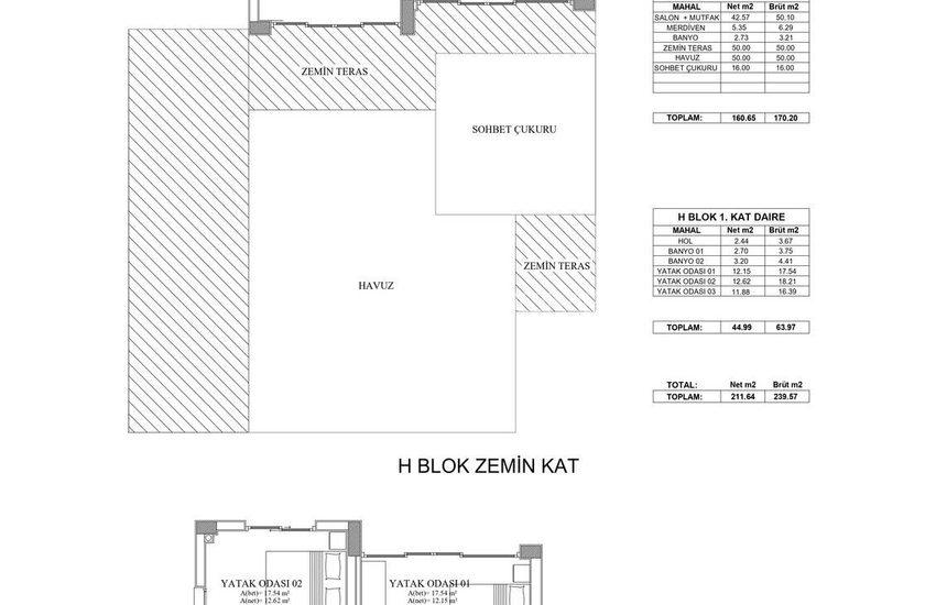 Detached Real Estate with Pool Close to Sea in Bodrum Turkbuku 26