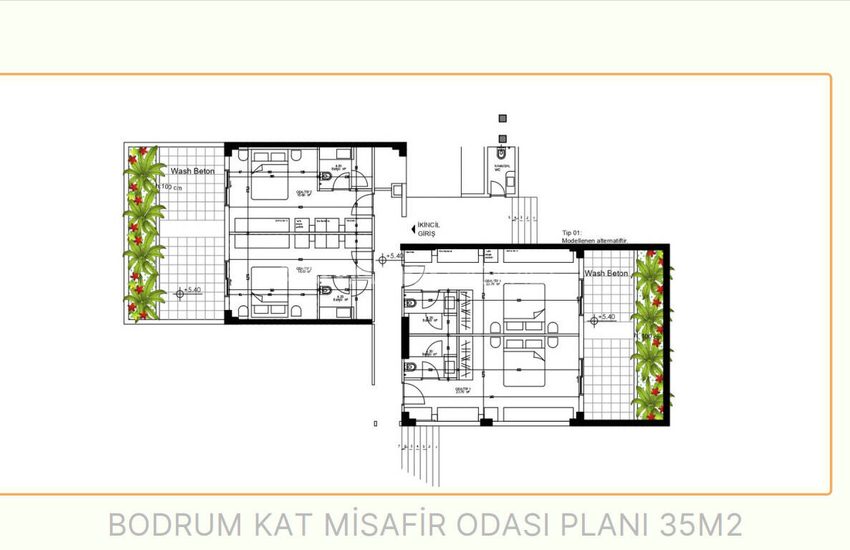 Flats Near Daily Amenities and Marina in Bodrum Turkey 35