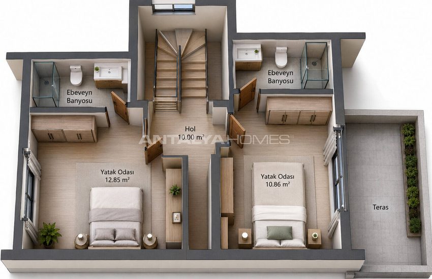 Villas with Private Pools in Central Fethiye 12