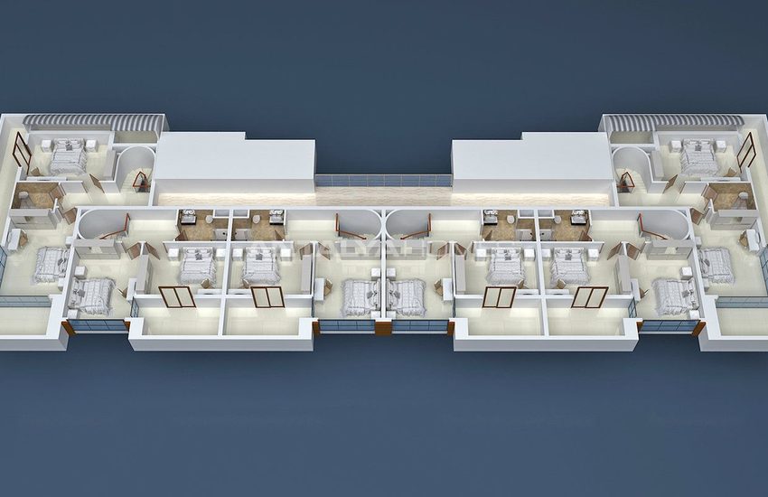 Modern Apartments 400 Mt to the Sea in Alanya Mahmutlar 12