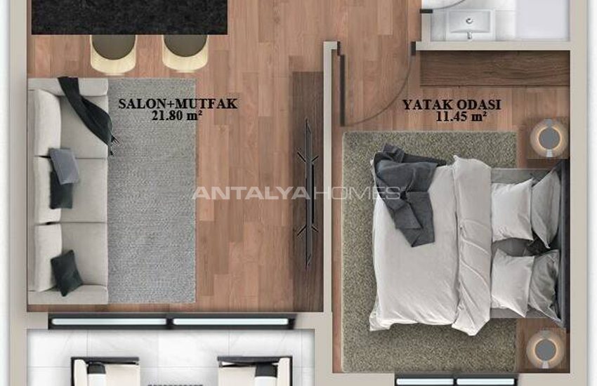 Brand New Properties Near the Sea in Mersin Tomuk 24