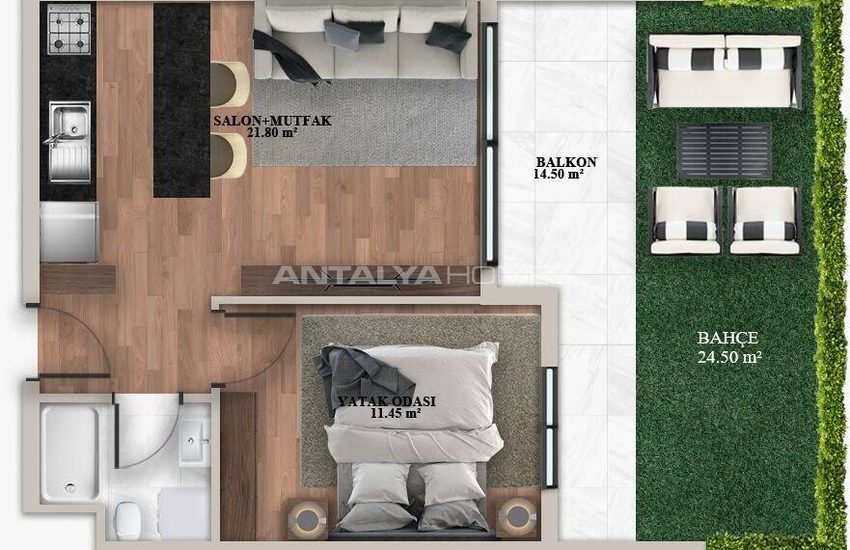 Brand New Properties Near the Sea in Mersin Tomuk 25