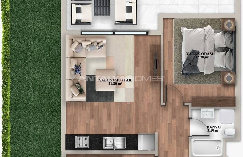 Brand New Properties Near the Sea in Mersin Tomuk 27