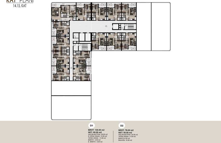 Brand New Properties with Pool and Garden in Mersin Erdemli 18