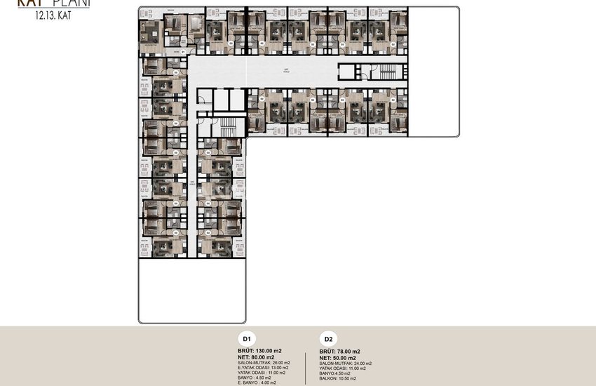 Brand New Properties with Pool and Garden in Mersin Erdemli 17