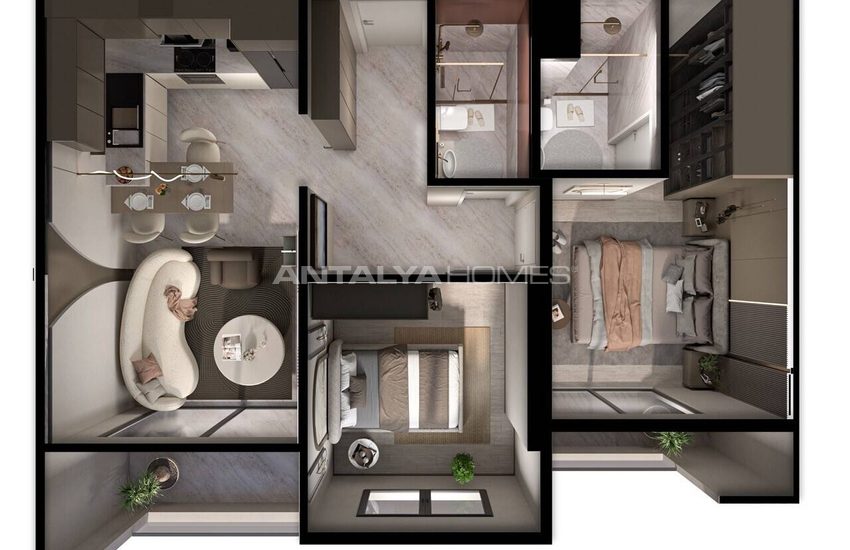 Appartements Avec De Nombreuses Commodités À Mezitli, Mersin 26