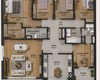 Квартиры с практичными интерьерами в Мерсине, Енишехир 26