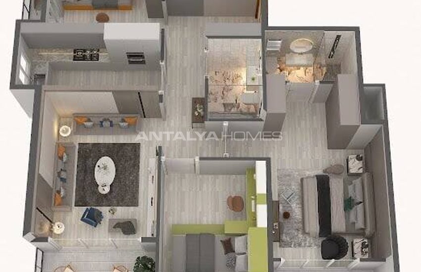 Investment Apartments with Sea and Nature Views in Mersin 19
