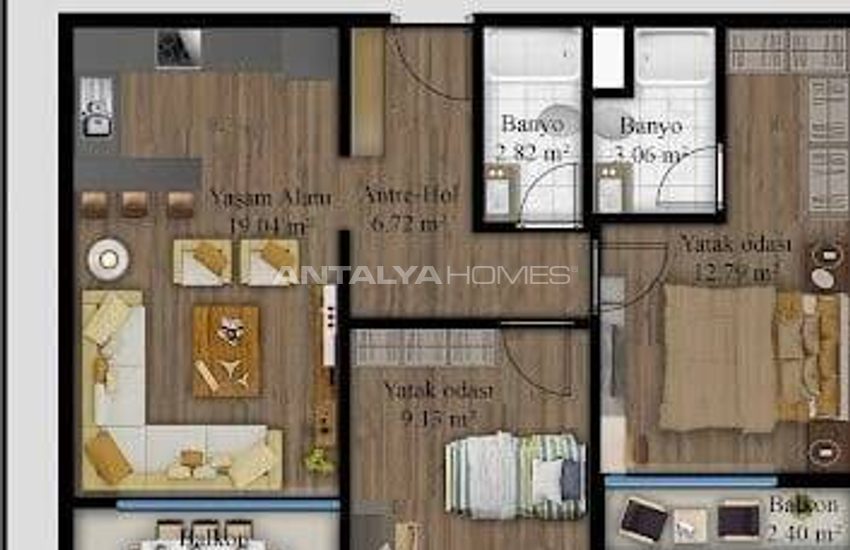 Investment Apartments with Sea and Nature Views in Mersin 17