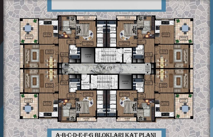 Nieuwe Appartementen In Het Prestigieuze Project In Mersin 57