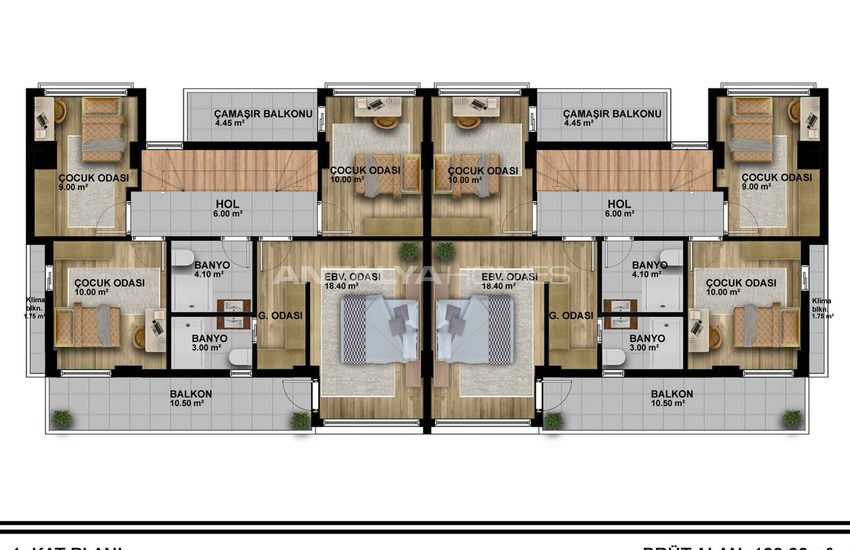 Nieuwe Huizen In Een Boetiekproject In Mezitli Mersin 39