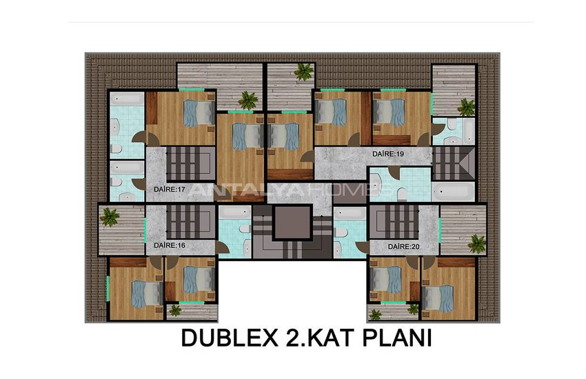Sea and Nature View Luxury Apartments in Alanya 47