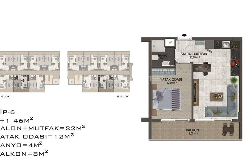 Elegant Alanya Apartments in Central Location Mahmutlar 60