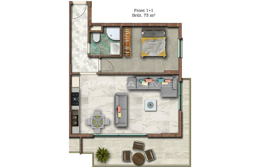 Alanya Mahmutlar’da Denize Sıfır Projede Lüks Daireler 28