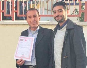 السيد دياب، فلسطين