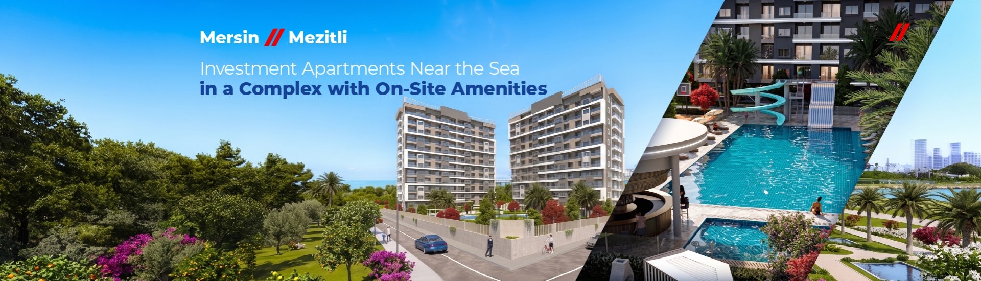 Apartments with Extensive Amenities in Mezitli, Mersin