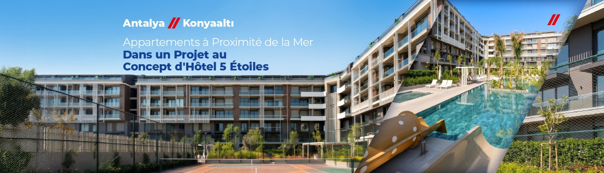 Appartements Dans Un Projet Concept Cinq Étoiles À Konyaalti