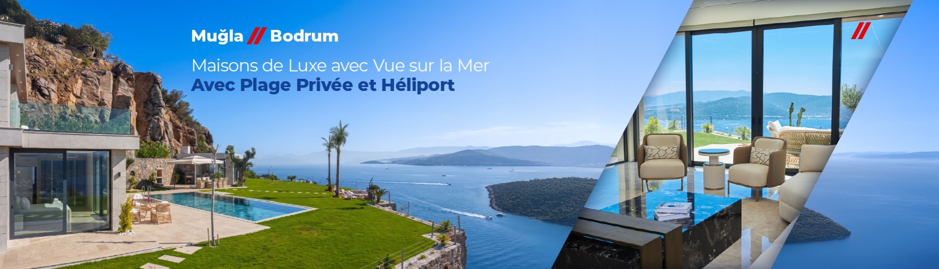 Maisons Avec Plage Privée Dans Une Région Exclusive À Bodrum