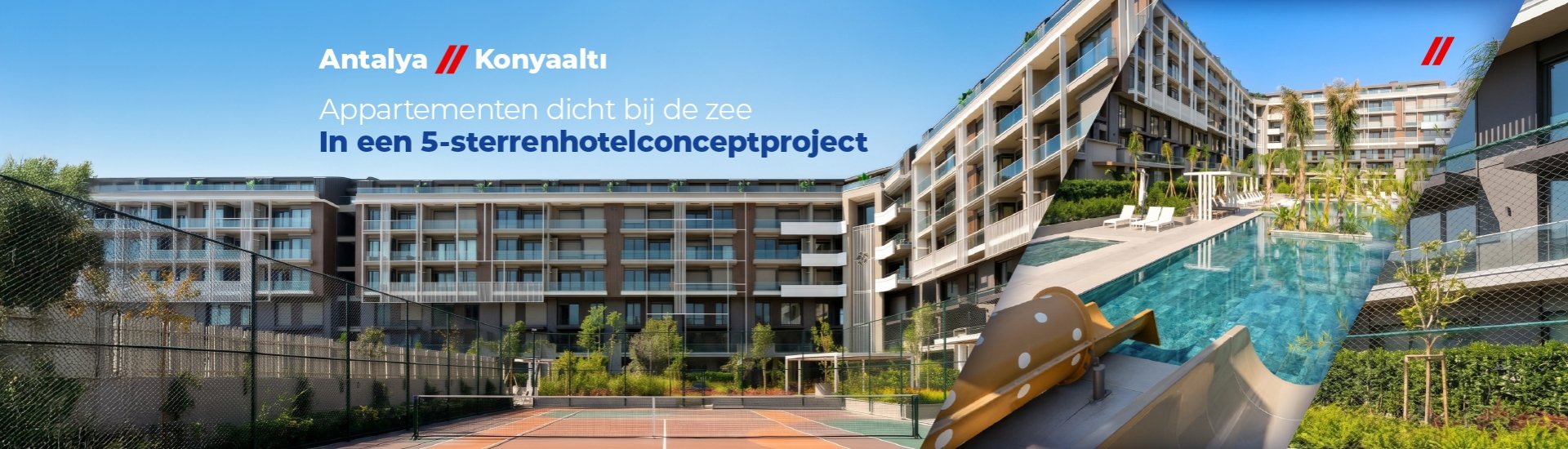 Appartementen In Een Vijfsterrenconceptproject In Konyaalti