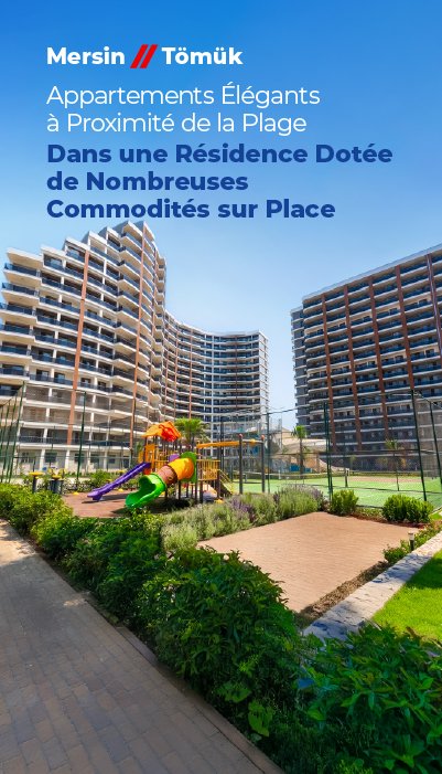 Appartements Neufs Vue Ville et Mer à Mersin Tomuk