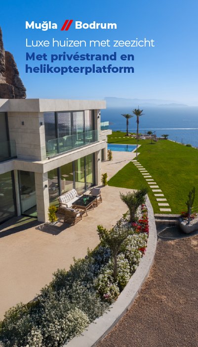 Luxe Huizen met Privéstrand in Exclusieve Regio in Bodrum