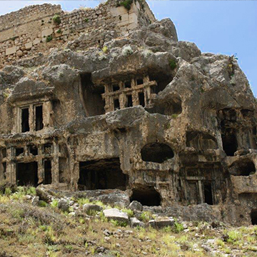 مدينة طلوس الأثرية في سيديكمر، تركيا