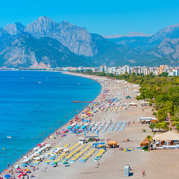 Plages d'Antalya, Turquie