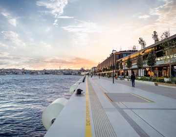 Galata-Port, Zee, Istanbul, Sky