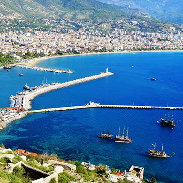 A Coastline of the Turkish Riviera