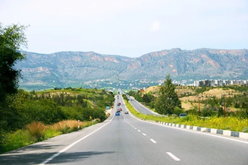 The traffic in Northern Cyprus flows as same as in the UK